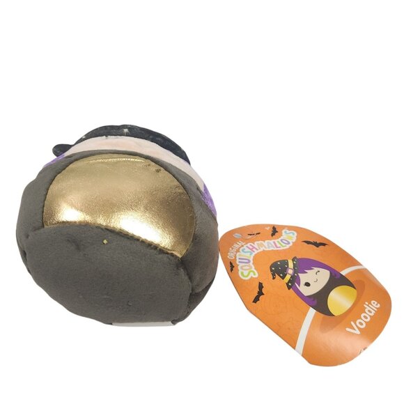 Squishmallows Voodie Purple Witch Plush Halloween Toy Jazwares 4" w/ Cat Box NWT - Picture 2 of 10